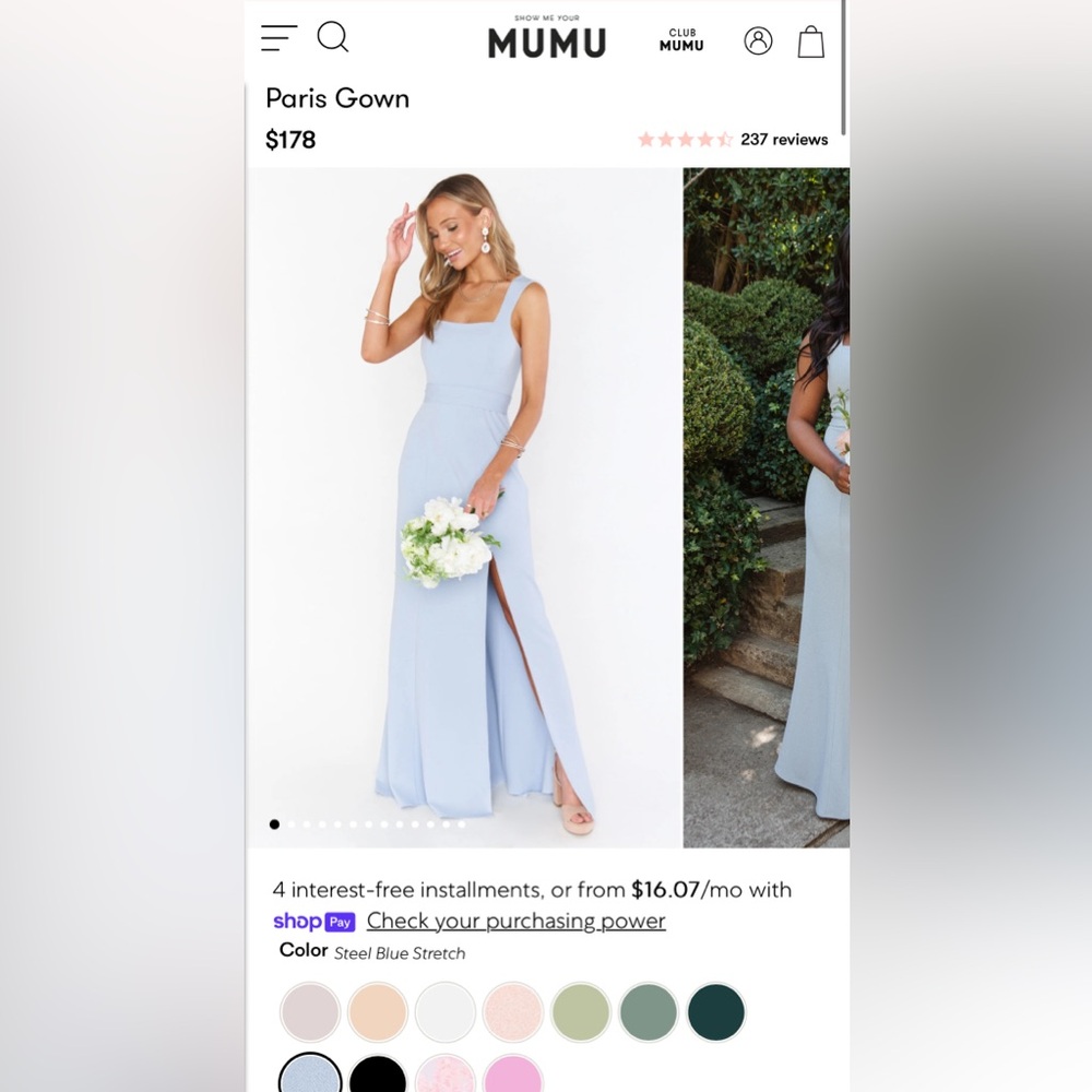 Show Me Your MuMu Paris Gown